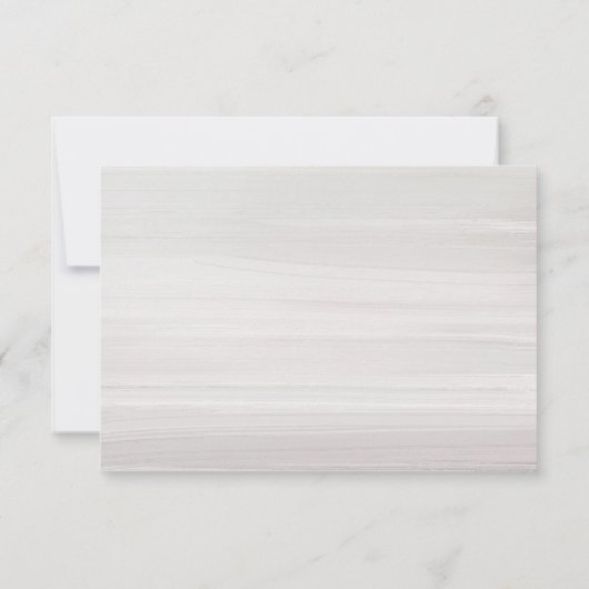 Mason Jar & Blue Hydrangea Grey Hartelijk dank Bedankkaart (Achterkant)