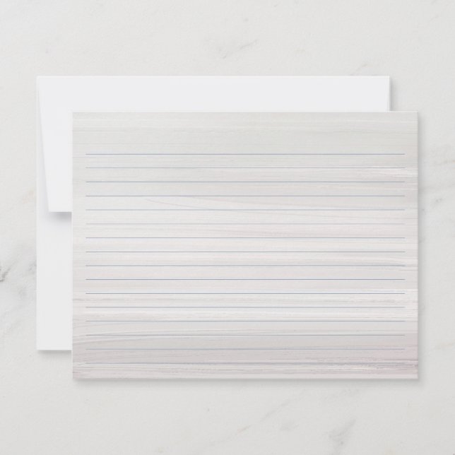 Mason Jar & Blue Hydrangea Grey Recipe Kaart (Voorkant)