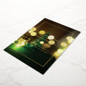 Mason Jar Bokeh vrijgezellenfeest Folie Uitnodiging (Gedraaid)