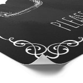 Mason-jar-bord voor bruiloft poster (Hoek)