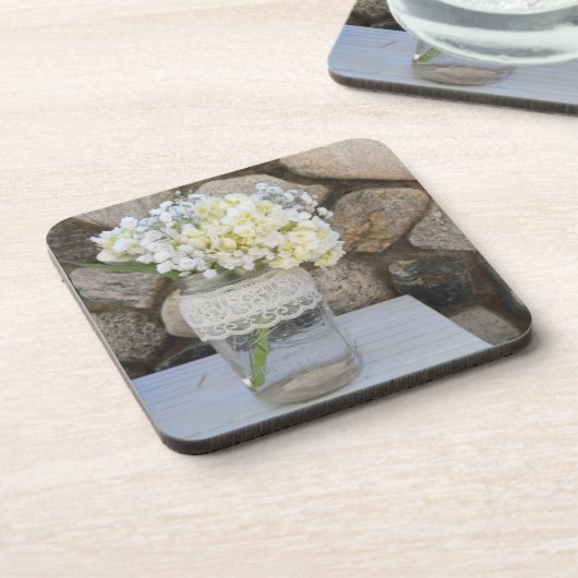 Mason Jar Bouquet Onderzetter (Linkerzijde)