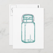 Mason Jar Briefkaart (Voorkant / Achterkant)