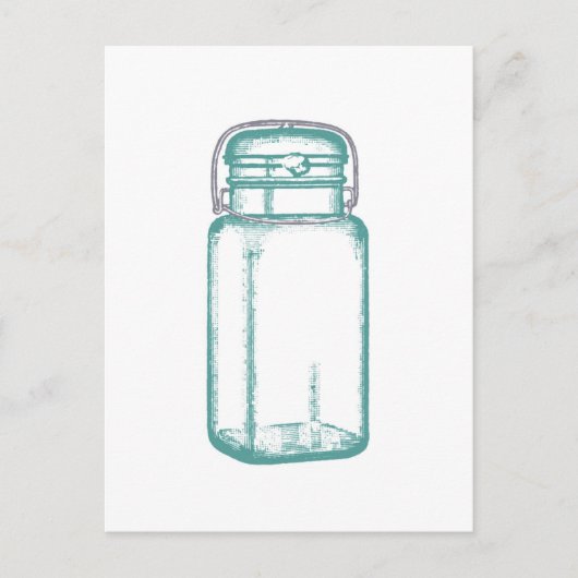 Mason Jar Briefkaart (Voorkant)
