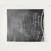 Mason Jar Bruidsmeisje Shower Fotohokje Achtergron Wandkleed (Voorkant (horizontaal))