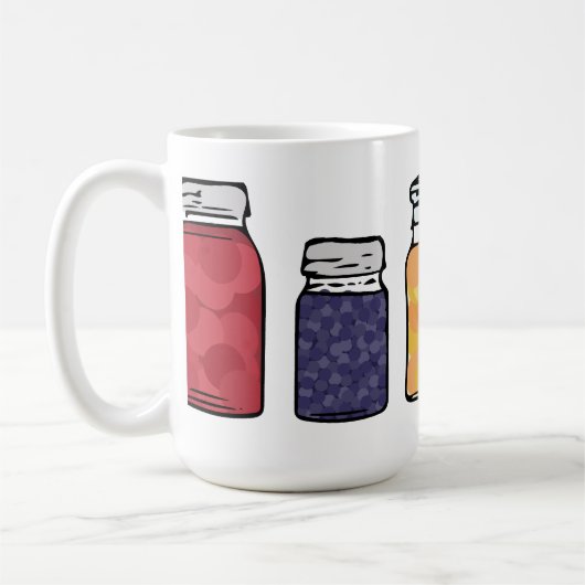 Mason Jar Canning Thed Coffee Mok (Links)