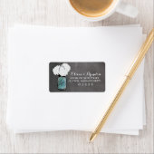 Mason Jar Chalkboard | Adres Etiket (Insitu)