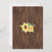 Mason jar country chic geslacht onthullen zonneblo kaart (Achterkant)