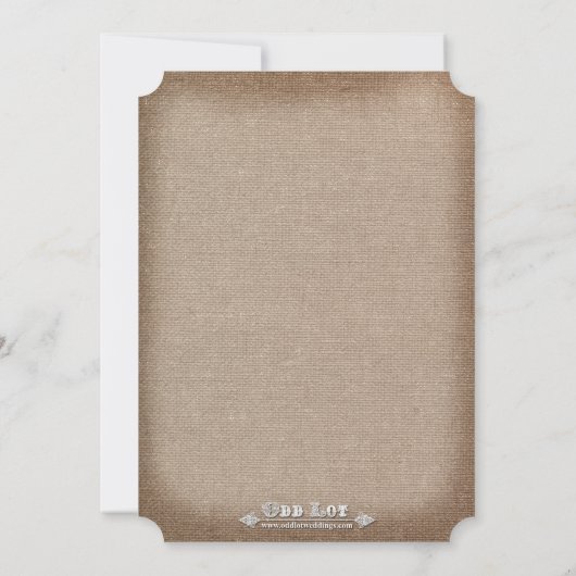 Mason Jar Country Roos Vrijgezellenfeest nodigt ui Kaart (Achterkant)