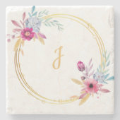  Mason Jar cup voor bruiloft Stenen Onderzetter (Voorkant)