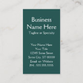 mason jar daisies visitekaartje (Achterkant)