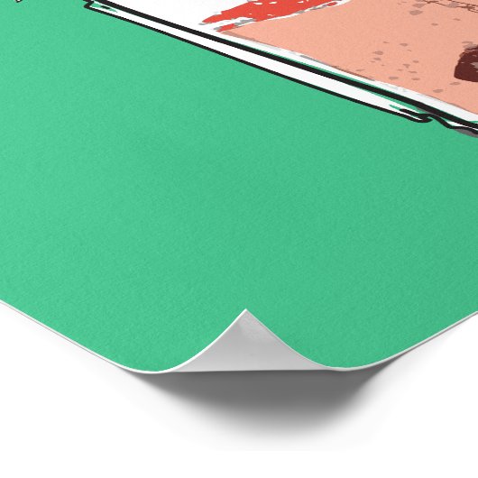 Mason Jar Daisy verdrinkt Poster (Hoek)