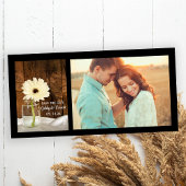 Mason Jar en Daisy Country Wedding Save the Date