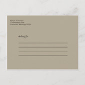 Mason Jar en Gerber Daisies redden de datum Aankondigingskaart (Achterkant)