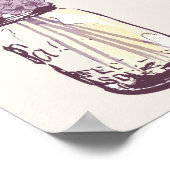Mason Jar en Hortensia Poster (Hoek)