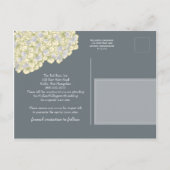 Mason Jar en Hydrangeas Bewaar de datum Aankondigingskaart (Achterkant)