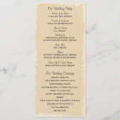  Mason Jar en Wildflowers Programma Programmakaart (Achterkant)