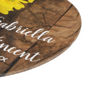 Mason Jar en Yellow Daisies Country Barn Wedding Snijplank (Hoek)