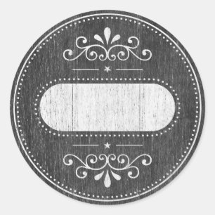 Mason Jar-etiket - serie van het karton Ronde Sticker