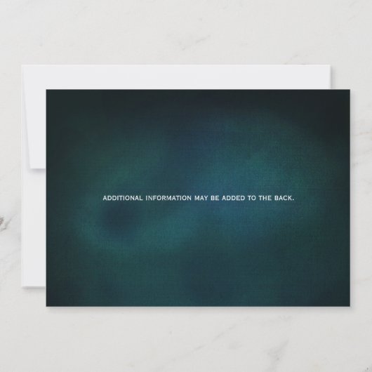 Mason Jar & Fireflies Nachtbruiloft Uitnodiging (Achterkant)