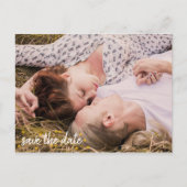 Mason Jar & Fireflies Rustic Wedding Save the Date Aankondigingskaart (Voorkant)