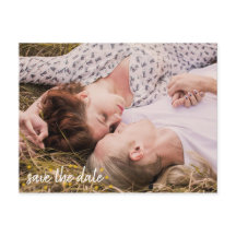 Mason Jar & Fireflies Rustic Wedding Save the Date