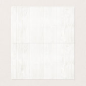 Mason Jar & Fireflies Rustic Wedding Table No. Visitekaartje (Binnenkant ongevouwen)