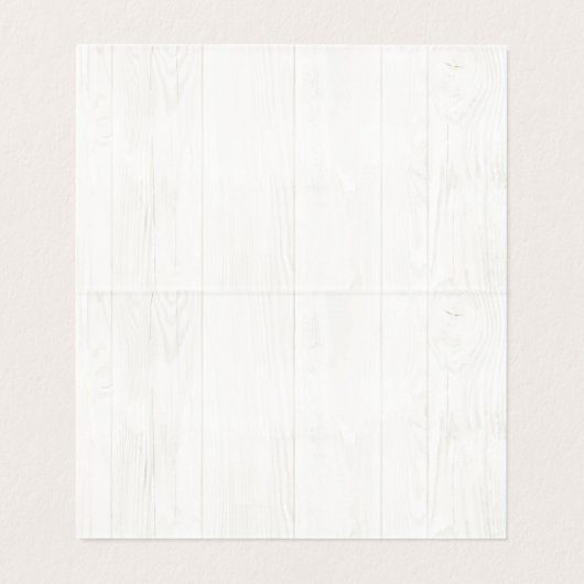 Mason Jar & Fireflies Rustic Wedding Table No. Visitekaartje (Binnenkant ongevouwen)