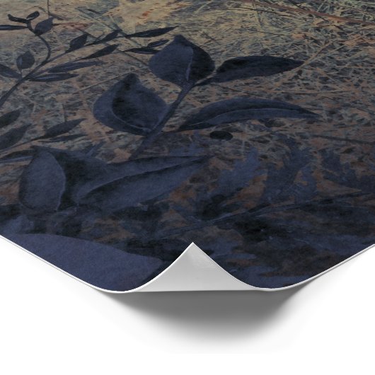 Mason Jar Fireflies Rustic Wedding Welcome Sign Poster (Hoek)