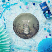 Mason Jar Fireflies Rustieke Woodland bruiloft Papieren Bordje (Feest)