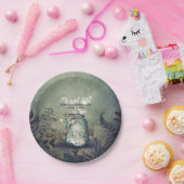 Mason Jar Fireflies Rustieke Woodland bruiloft Papieren Bordje (Feest)