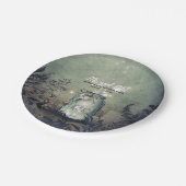 Mason Jar Fireflies Rustieke Woodland bruiloft Papieren Bordje (Gekanteld)