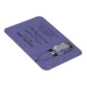 Mason Jar & Fireflies Save the Date Magneet (Rechterzijde)