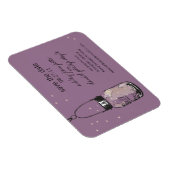 Mason Jar & Fireflies Save the Date Magneet (Rechterzijde)