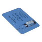 Mason Jar & Fireflies Save the Date Magneet (Rechterzijde)