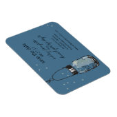 Mason Jar & Fireflies Save the Date Magneet (Rechterzijde)