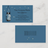 Mason Jar & Fireflies Visitekaartje (Voorkant / Achterkant)