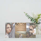 Mason Jar Firefly Lights rustieke bruiloft dank u Bedankkaart