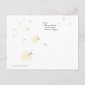 Mason Jar & Firefly Save the Date Briefkaart A (Achterkant)