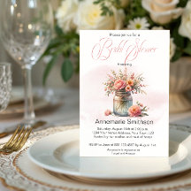 Mason Jar Floral Bouquet Vrijgezellenfeest