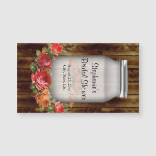 Mason Jar Flower Wreath Vrijgezellenfeest