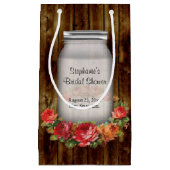 Mason Jar Flower Wreath Vrijgezellenfeest Klein Cadeauzakje (Voorkant)