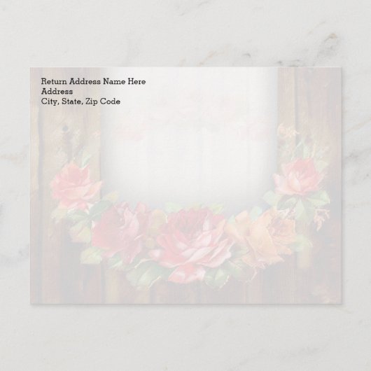 Mason Jar Flower Wreath Vrijgezellenfeest Uitnodiging Briefkaart (Achterkant)