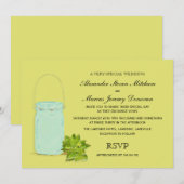 Mason Jar Gay Wedding Uitnodiging (Voorkant / Achterkant)