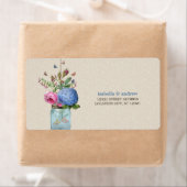 Mason Jar - Goldfish Liefde Etiket (Insitu)