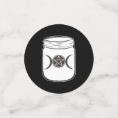Mason Jar Halloween Party Confetti (Kleine voorkant)