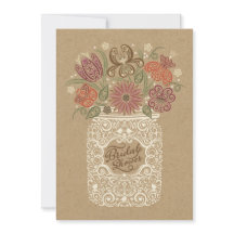 Mason Jar Herfst Bridal Shower