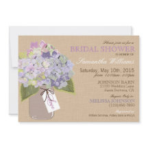 Mason Jar Hydrangea Rustic Vrijgezellenfeest