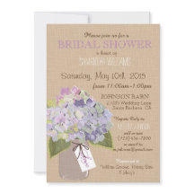 Mason Jar Hydrangea Rustic Vrijgezellenfeest