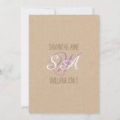 Mason Jar Hydrangea Rustic Vrijgezellenfeest Kaart (Achterkant)