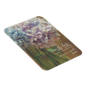 Mason Jar Hydrangeas Bruiloft Bewaar de datum Magneet (Rechterzijde)